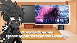 Godzilla Species React to Monsterverse Godzilla Gacha Club Reaction Video