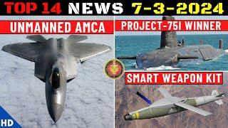 Indian Defence Updates : New Unmmaned AMCA,Project-75I Winner,Exoskeleton Order,Tata QRFV Induction