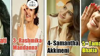 25+ Most Beautiful South Indian Actress Name 2022 | Rashmika Mandanna | South Heroine Name