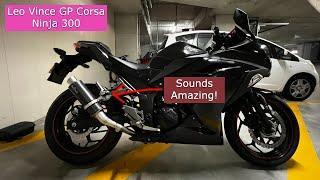 Stock Exhaust Vs. Leo Vince GP Corsa - Ninja 300