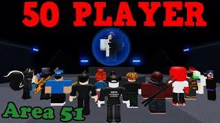 50 People vs BUFFED Bosses.. Roblox Area 51 (ft. Homermafia1)