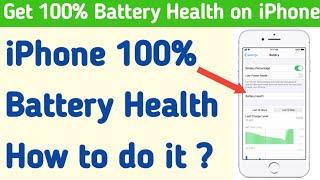 How to maintain 100% BATTERY HEALTH on iPhone 7Plus, iPhone XR, iPhone 11, iPhone 11 Pro Max?