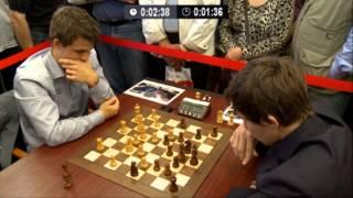  GM Magnus Carlsen vs GM Sergey Karjakin Chess Blitz Tal Memorial Round 6