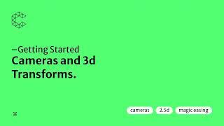 Getting Started | Cameras and 3d transforms in Cavalry. #cavalryapp #motiongraphics