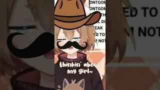 Panky doesn't like country music :( [#shorts #anime #vtuber #gaming #streamer #weeb]