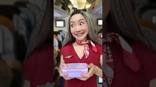 FLIGHT ATTENDANT AVOIDS CHAOS WHEN SHE RUNS OUT OF CHICKEN  #flightattendant #comedy #airhostess