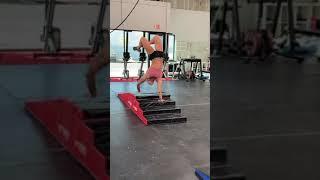 Danielle Brandon - Hanstand Walk in Reverse. #shorts