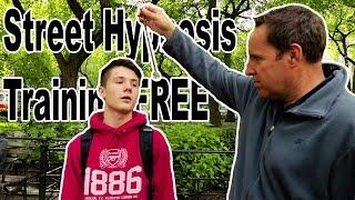 Street Hypnosis training free with hypnotist Richard Barker