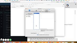How to add WiseStamp signature to your Mac Mail