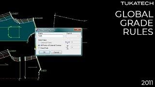 Global Grade Rules | CAD Pattern Making Tutorial | TUKAtip - TUKAdesign (2011)