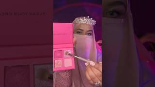 ASMR - Hijab Queen Does Your Pink Makeup  #asmrshorts #asmrmakeup #1minuteasmr