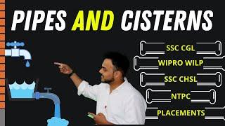 11 | PIPES and CISTERNS | Shortcuts and Tricks |  SSC CGL | CHSL | NTPC | PLACEMENTS | Rachit Sir