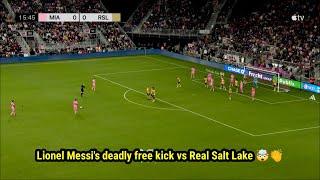 Lionel Messi free kick vs Real Salt Lake 