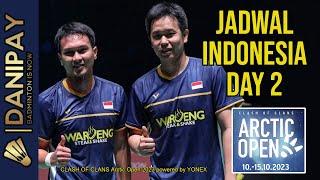 Jadwal Indonesia Day 2 | Badminton Arctic Open 2023