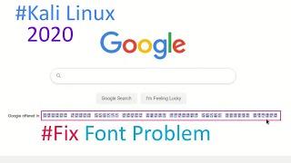 How to fix font problem in kali linux ️
