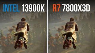 Ryzen 7 7800X3D vs. Intel i9 13900K | Comparison in 11 Games (1080p)