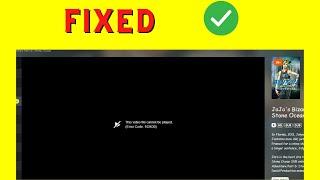 How to Fix "This video file cannot be played" Error in Zoro.to