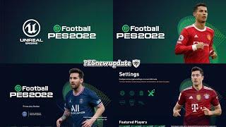 eFootball Pro PES 2022 Concept Menu for PES 2021 by PESNewupdate