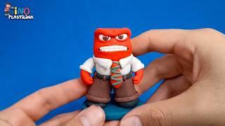 Creando a Furia de INTENSAMENTE 2 de Plastilina | INSIDE OUT 2 How to make an ANGER in Clay