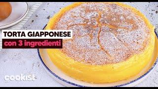 Torta giapponese con soli 3 ingredienti: soffice e morbida!