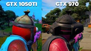 GTX 1050 TI VS GTX 970 FORTNITE