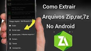 COMO USAR O ZARCHIVER PARA EXTRAIR ARQUIVOS E JOGOS