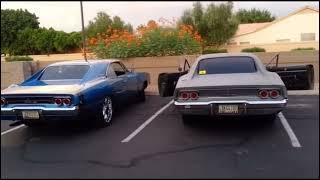 Loud revving muscle cars and trucks compilation