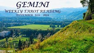 Gemini Weekly Tarot Reading ~ Sept. 9-15, 2024 ~ GETTING OUT OF A SITUATION...ONCE AND FOR ALL!