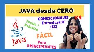 CONDICIONAL SIMPLE IF  |  JAVA para PRINCIPIANTES  | CURSO COMPLETO 2022  | #4