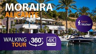 MORAIRA, ALICANTE, SPAIN [2021] 360 Walking Tour