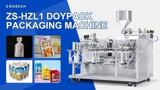 ZONESUN ZS-HZL1 Automatic Paste Filling & Doypack Feeding Sealing Machine