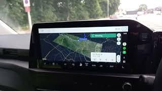 Ford Transit Custom '24  Google map Android auto problems.