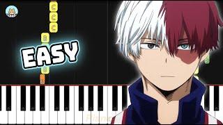 Boku no Hero Academia Season 4 OP - "Polaris" - EASY Piano Tutorial & Sheet Music