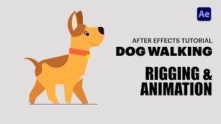Dog Walking Animation in After Effects Tutorial | Dog Walk cycle