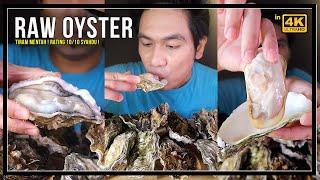 RAW OYSTER ! tiram mentah ! (Mukbang Malaysia) RATING 10/10