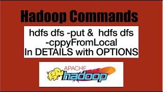 Basic HDFS Commands : hdfs dfs  -put in DETAILS with all OPTIONS