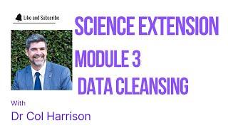 Science Extension Mod 3 Data Cleansing