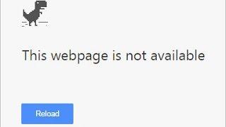 How to solve " This Webpage is not available" ?