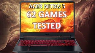 Acer Nitro 5 (2020) - 62 Games tested