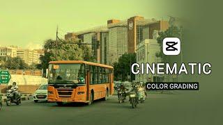 Capcut Cinematic Color Grading Tutorial | Cinematic Color Grading | Capcut Editing - Tutorial