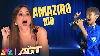 america's got talent 2024 AMAZING KID song Scorpions always somewhere AUDITIONS