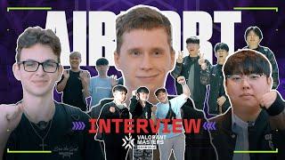 PRX-GEN-T1 Airport Interview // VALORANT Masters Shanghai
