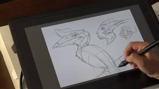 Wacom Cintiq 16 Review and Sketch Demo