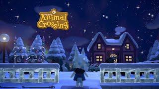 Cozy Winter Vibes | Lonely at night... Relaxing Animal crossing music to put you in a better mood