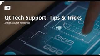 Qt Tech Support Tips & Tricks {On-demand webinar}