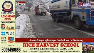 Jammu-Srinagar highway open from both sides on Wednesday