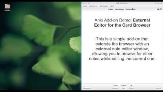 Anki Add-on Showcase: External Editor for the Card Browser