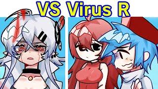 Friday Night Funkin' VS Virus R FULL WEEK + Cutscenes  (FNF Mod/Hard) (Cute Character/GF/BF)