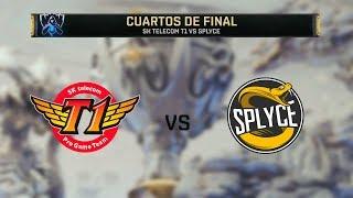 SK TELECOM VS SPLYCE | WORLDS 2019 | CUARTOS DE FINAL - MAPA 1 | League of Legends