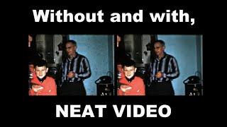 Neat Video Noise Reduction on Vintage 8mm Home Movie Film Digital Transfer